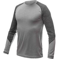 Sensor MERINO IMPRESS Мъжка тениска, сиво, размер