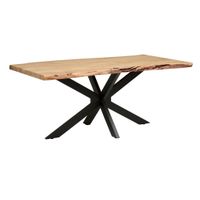 P & B JEDÁLENSKÝ STÔL, akácia, čierna, farba akácie, 180/90/76 cm
