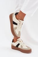 Boto Női Platform Sneaker Bézs Sivirae
