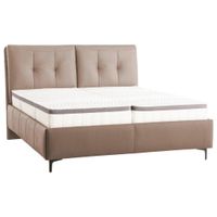 Novel ČALÚNENÁ POSTEĽ, 180/200 cm, svetlohnedá
