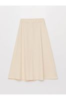 LC Waikiki Women's Elastic Waist Straight Skirt