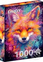 Ohnivá liška - puzzle z kategorie Umělecké