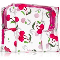 BrushArt Accessories Transparent cosmetic bag prozorna kozmetična torbica Sweet Cherry 1 kos