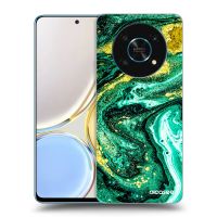 Silikónový prehľadný obal pre Honor Magic4 Lite 5G - Green Gold