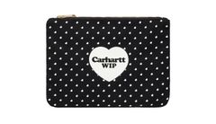 Carhartt WIP Canvas Graphic Zip Wallet Unisex - Peňaženka Carhartt WIP - Čierna - I033096_24M_XX-One-size - Size: One size