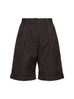 Cotton Gabardine Bermuda Shorts