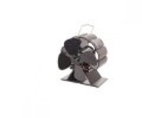 Ventilátor na kachle FLAMINGO štvorlopatkový MINI, čierny FLHSF17-260