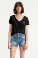Levi'S Women's Perfect Vneck Caviar Black Women's T-Shirt 8534100030