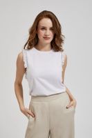 Women's top MOODO - white