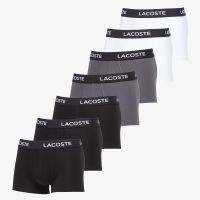 LACOSTE Trunks Underwear 7-Pack Black/ White-Font XXL