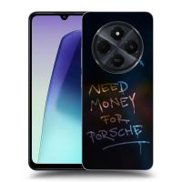 Silikónový čierny obal pre Xiaomi Redmi 14C - Neon Nights