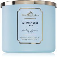 Bath & Body Works Sundrenched Linen dišeča sveča 411 g