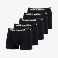 Urban Classics Organic Boxer Shorts 5-Pack Black/ Black/ Black/ Black/ Black XL