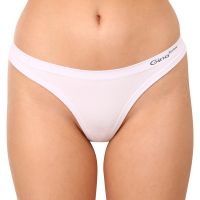 Women's thong Gina bamboo white