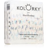 Kolorky Day Rain&Rainbow jednorázové EKO pleny velikost L 8-13 Kg 19 ks