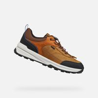 Orange men's sneakers Geox Sterratrail + Grip - Men
