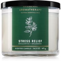 Bath & Body Works Stress Relief Eucalyptus & Spearmint aроматична свічка 411 гр