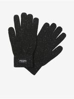 Men's Black Checkered Gloves Jack & Jones Cliff - Men