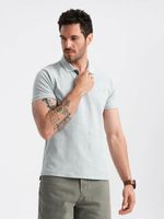 Ombre Clothing Polo T-Shirt Grau