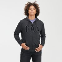 Bluza GAP Logo Fullzip Hoodie New Charcoal Grey XS