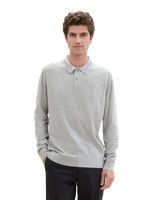 Pánský svetr TOM TAILOR šedý-XXL