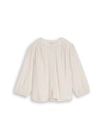 TOM TAILOR Bluza  pijesak / bijela