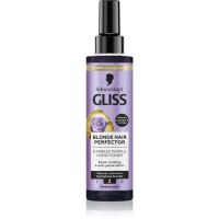 Schwarzkopf Gliss Blonde Hair Perfector balzam brez spiranja za nevtralizacijo rumenih odtenkov 200 ml