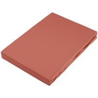 Novel NAPÍNACIA PLACHTA NA BOXSPRIN, džersej, červenohnedá, 180/220 cm