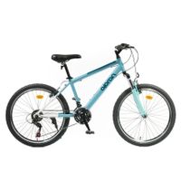 Odlehčené juniorské kolo Olpran Helix 24" - model 2026 • 125-145 cm • 12,4 kg 15" (135-155 cm) modrá/bílá/zelená