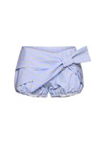 Striped Cotton Poplin Shorts