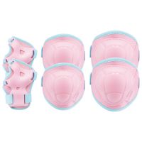 Spokey BUFFER 3-piece set of children's protectors, pink, door. With