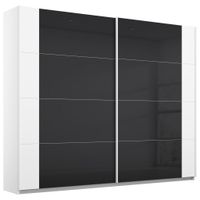 Rauch Möbel SKŘÍŇ S POSUVNÝMI DVEŘMI, antracitová, bílá, 226/210/62 cm