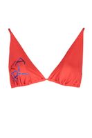 Czerwony top bikini KARL LAGERFELD