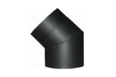 Koleno HS 045/120/1,5 mm, dymovod, dymové kominové koleno na spájanie