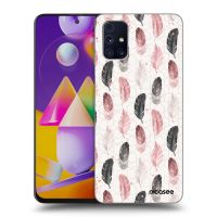 Silikónový čierny obal pre Samsung Galaxy M31s - Pírka 2