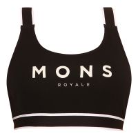 Női melltartó Mons Royale merino fekete (100040-169-001) L