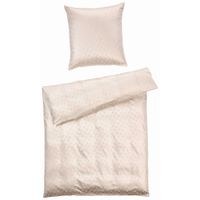 Joop! POSTEĽNÁ BIELIZEŇ, žakár, makosatén, prírodná farba, šampanská, 135/200 cm
