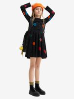 Desigual Alvarez Kinderkleider Schwarz