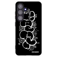 Silikónový čierny obal pre Samsung Galaxy S25 5G - Throw UP