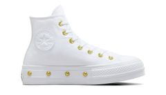 Converse Chuck Taylor All Star Lift Platform Star Studded - Dámske - Tenisky Converse - Biele - A06787C - Veľkosť: 39