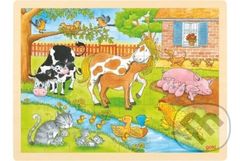 Život na farmě (Dřevěné puzzle) - puzzle z kategorie Maxi dílky