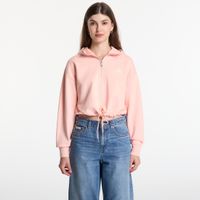 Bluza Calvin Klein Jeans Ls Monologo Terry Cropped Tie Hoodie Peachy Day L