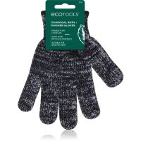 EcoTools Charcoal Bath Infused Gloves rokavica za piling 2 kos