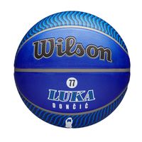 Wilson NBA Player Icon Outdoor Luka Dončić - Unisex - Lopta Wilson - Modré - WZ4006401XB7 - Veľkosť: 7