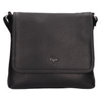 Női bőr crossbody táska Lagen Lotte - fekete