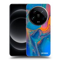 Silikónový čierny obal pre Xiaomi 14 Ultra - Rainbow