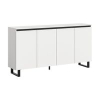 Livetastic ŠIROKÁ KOMODA, biela, 160/84/36 cm