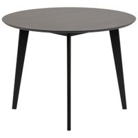 MID.YOU JEDÁLENSKÝ STÔL, kaučukové drevo, dub, čierna, 105/105/76 cm