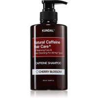 KUNDAL Caffeine Shampoo Cherry Blossom szampon naturalny przeciw wypadaniu włosów 500 ml