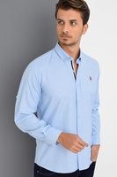 G674 DEWBERRY MEN'S SHIRT-LIGHT BLUE